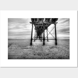 Under The Pier At Saltburn By The Sea Posters and Art